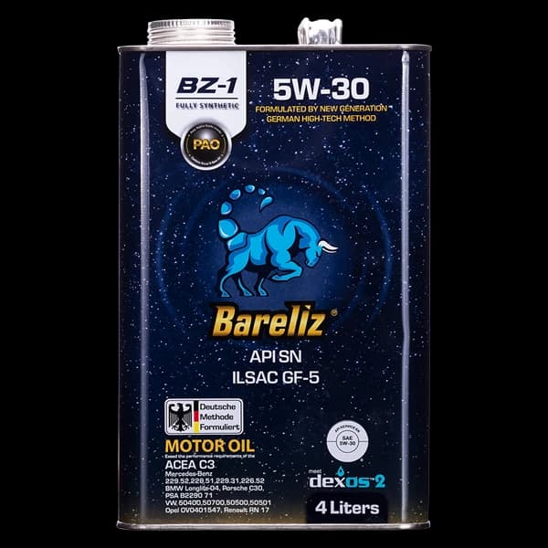 روغن موتور بارلیز مدل SN 5W30 – BZ1 حجم 4 لیتر