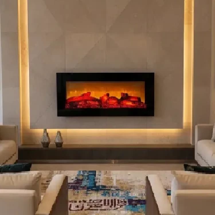 شومینه برقی الیسان سایز 50*120 باهیزم4 بعدی