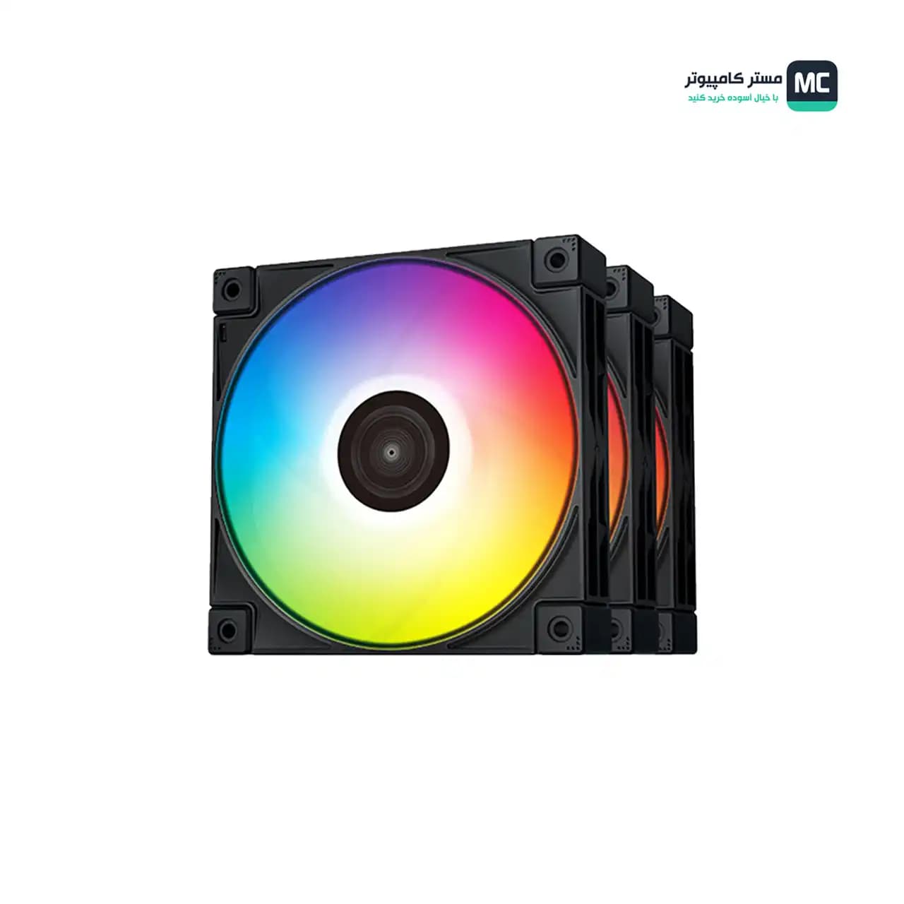 فن کیس دیپ کول FC120 Black (سه عددی)