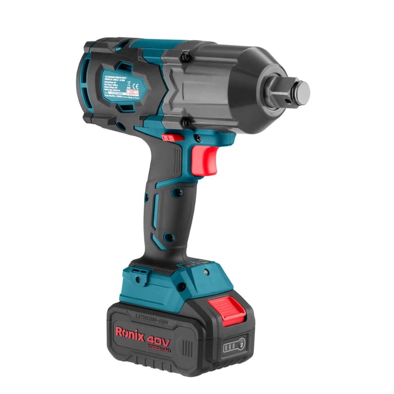بکس شارژی رونیکس 3/4 اینچ براشلس 40 ولت مدل 40-8917 V — تصویر ۱۱
