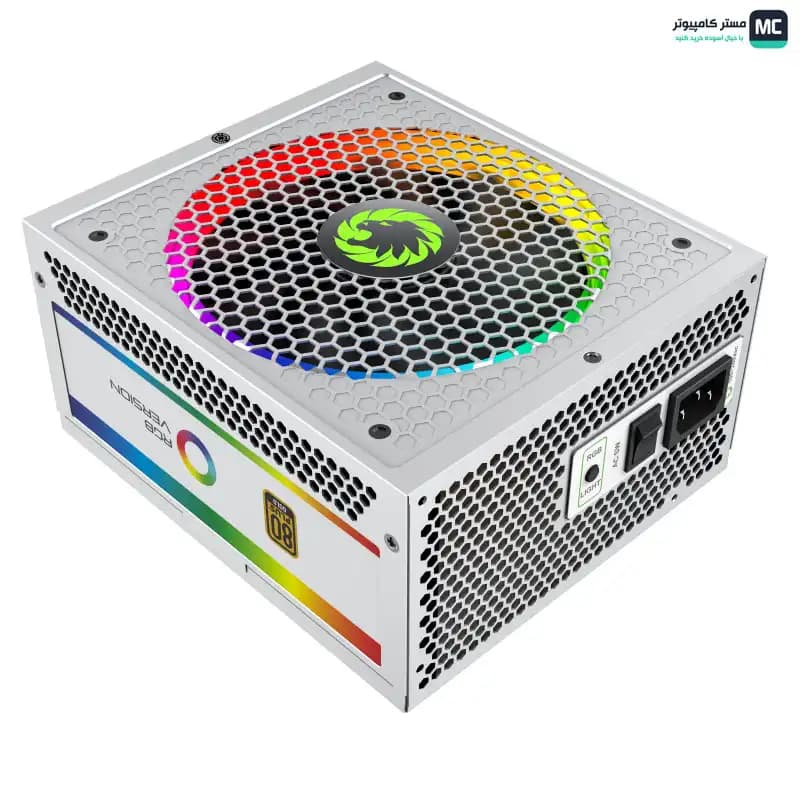 پاور 850 وات گیم‌مکس RGB-850 White Gold Full Modular — تصویر ۲