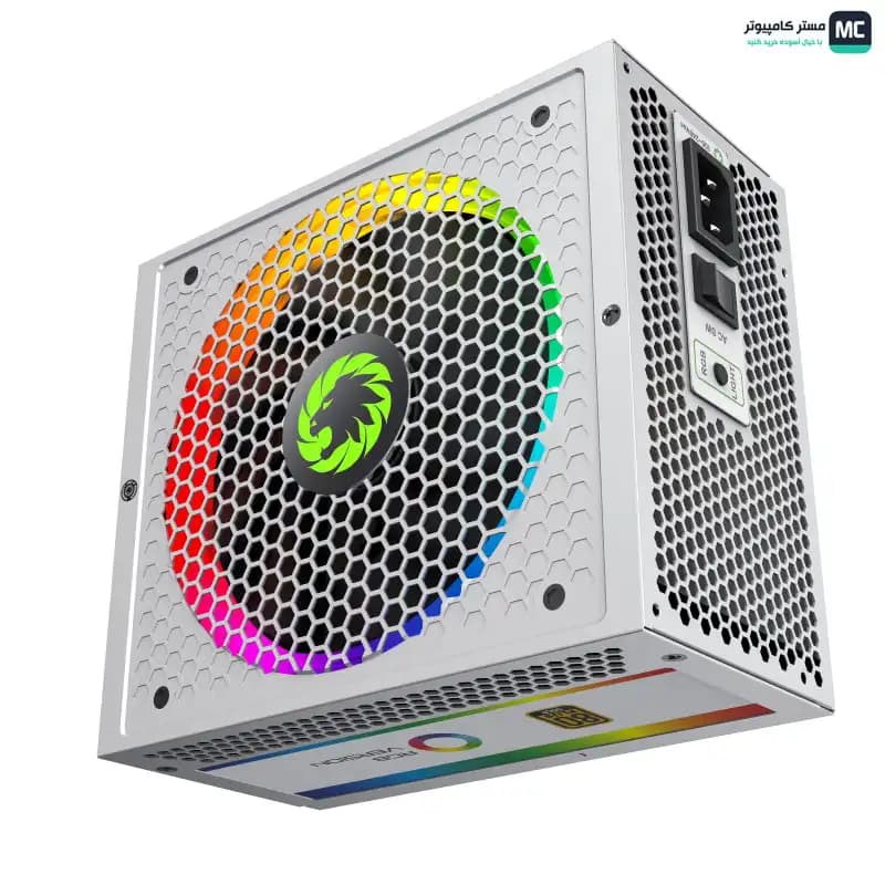 پاور 850 وات گیم‌مکس RGB-850 White Gold Full Modular — تصویر ۴