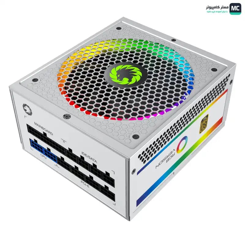 پاور 850 وات گیم‌مکس RGB-850 White Gold Full Modular — تصویر ۵