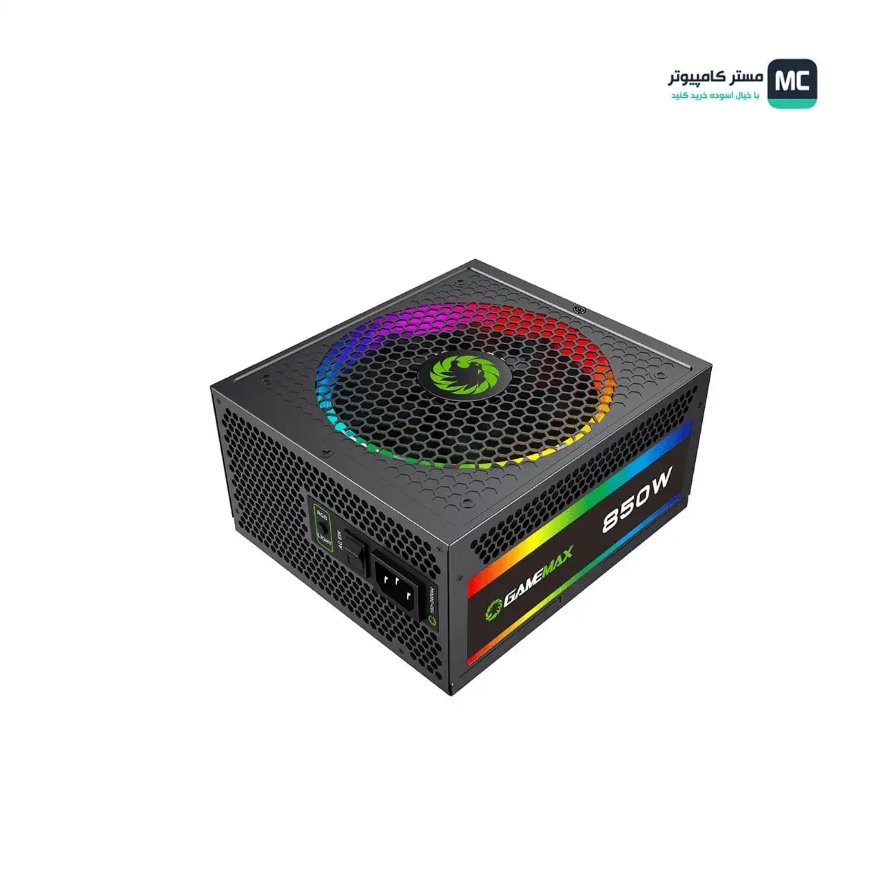 پاور 850 وات گیم‌مکس RGB-850 Black Gold Full Modular