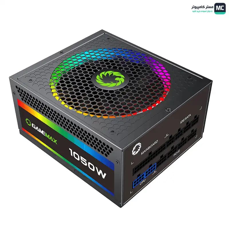 پاور 1050 وات گیم‌مکس RGB-1050 STD Gold Full Modular — تصویر ۵