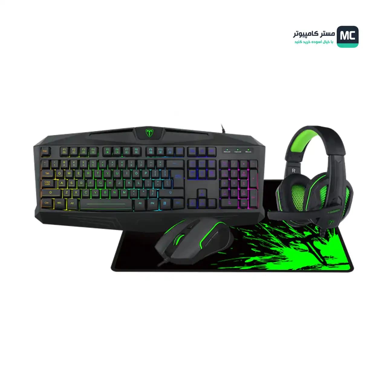 باندل موس کیبورد هدست موس پد تی دگر LEGION T-TGS003