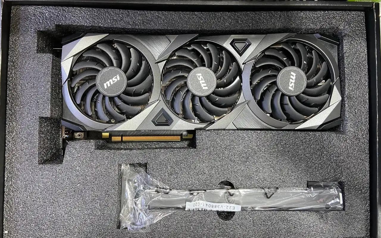 کارت گرافیک ام اس آی RTX 3080 VENTUS 3X PLUS 10G OC LHR (درحدنو) — تصویر ۴