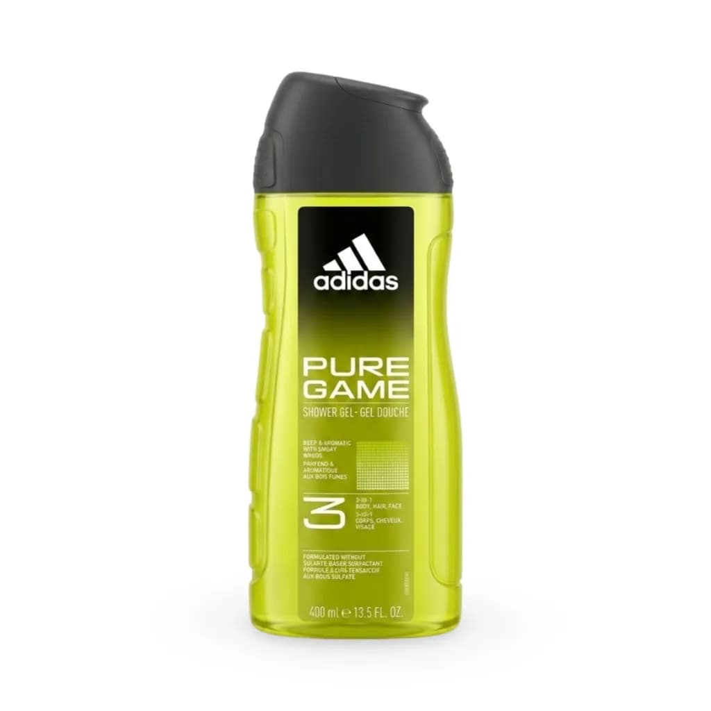 ژل شستشوی بدن آدیداس مدل Pure Game حجم 400 میل