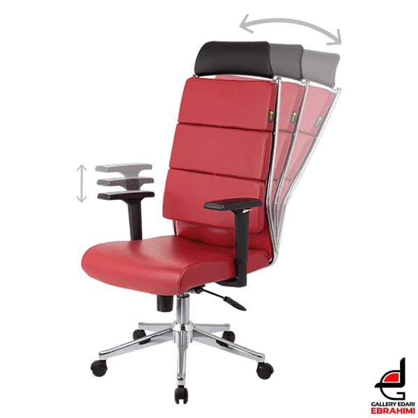 صندلی مدیریتی فوم دار راحتیران مدل T 8001 — تصویر ۷