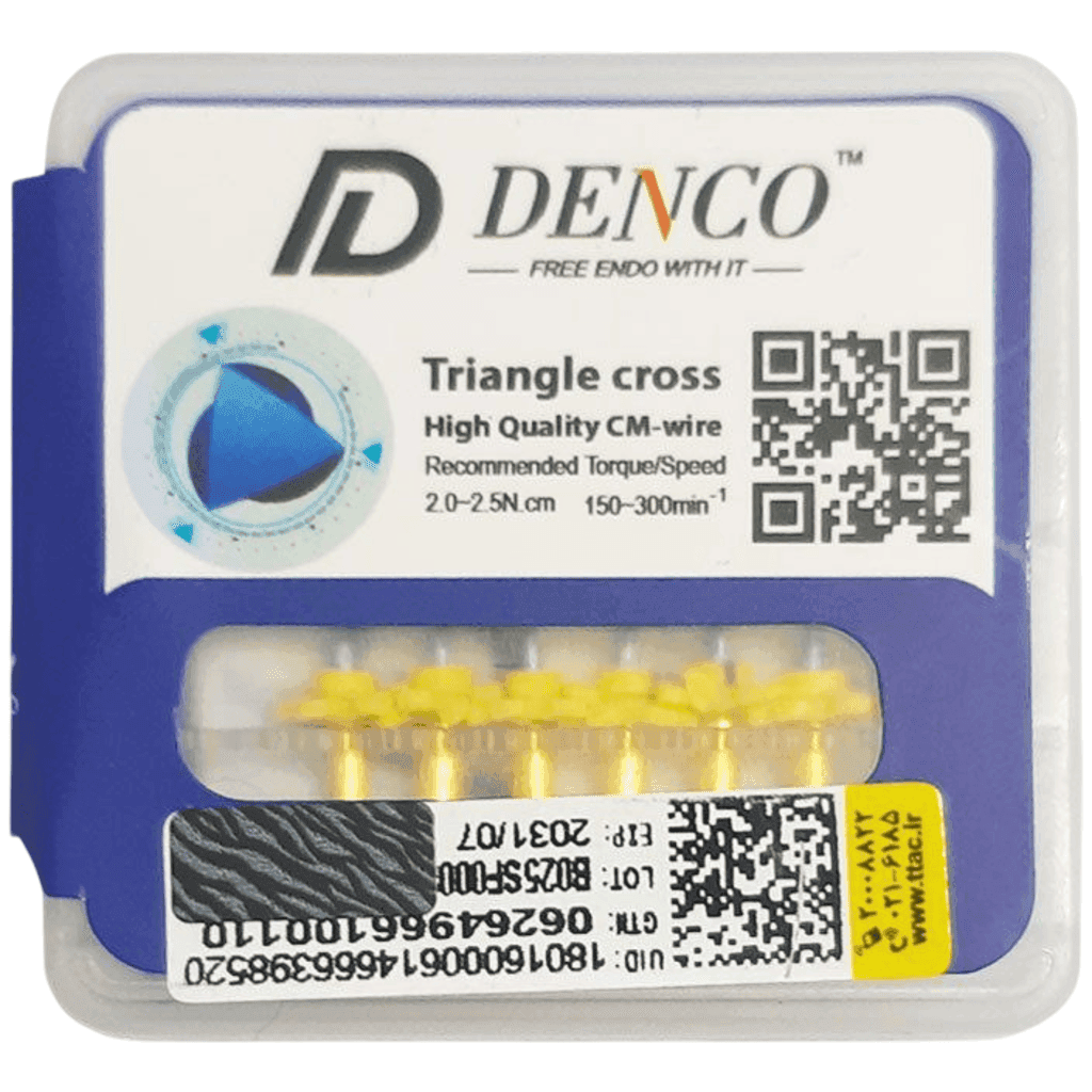 فایل روتاری دنکو Denco Files مدل (gold – Blue) — تصویر ۴