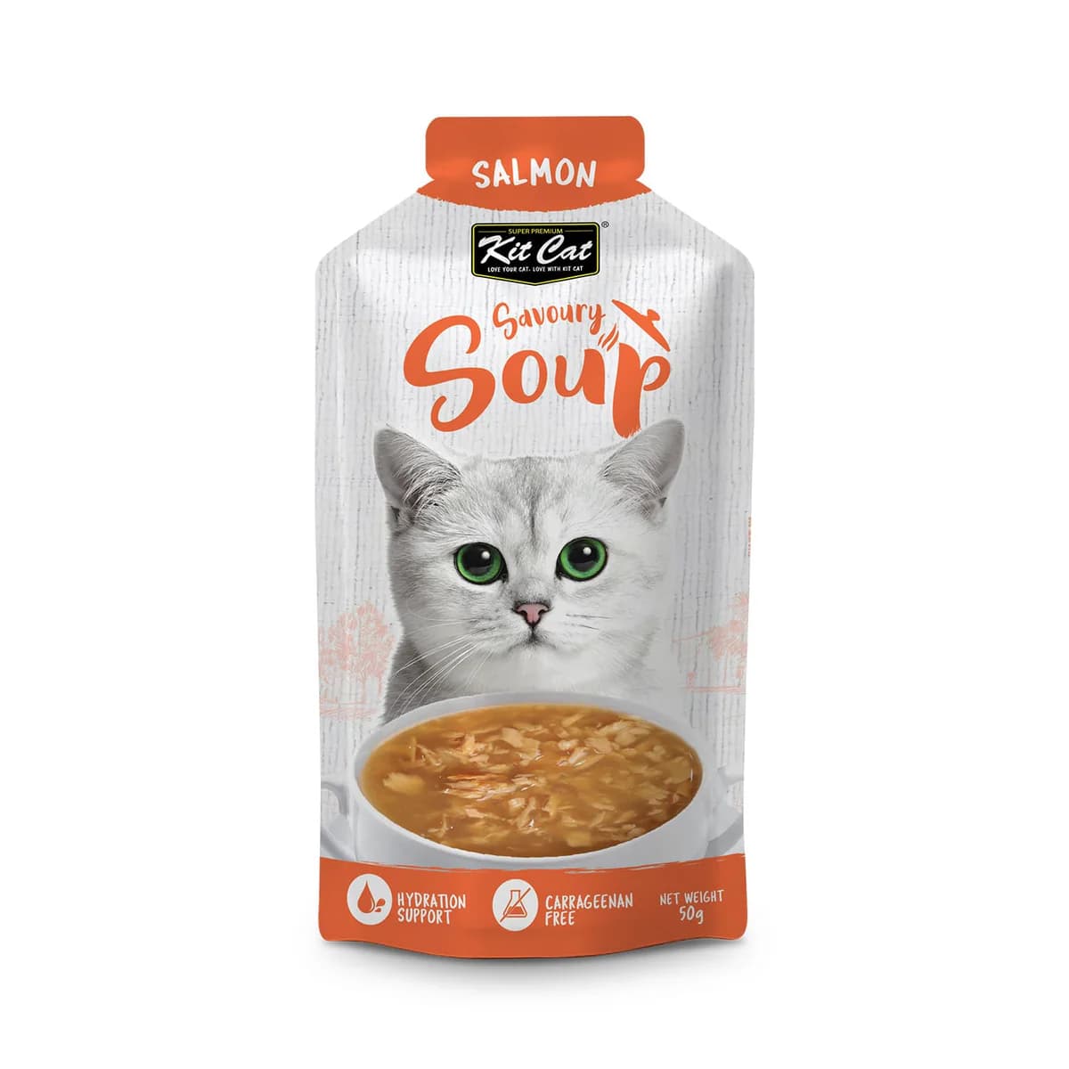 سوپ گربه کیت کت (Kit Cat) با طعم سالمون – وزن ۵۰ گرم