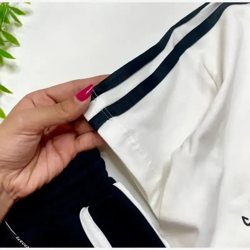 ست تیشرت و شلوارک اسپرت دخترانه و پسرانه طرح brooklyn — تصویر ۵