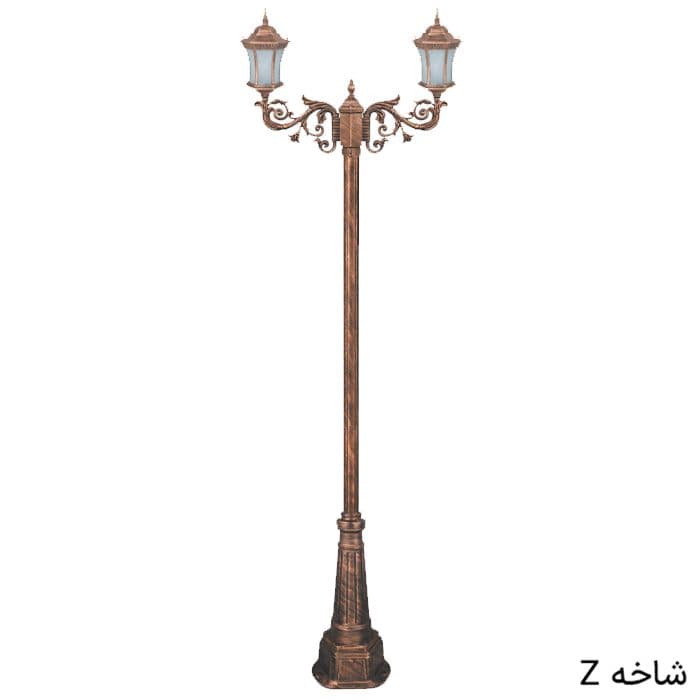 چراغ پارکی دوشاخه رابو باریک — تصویر ۵
