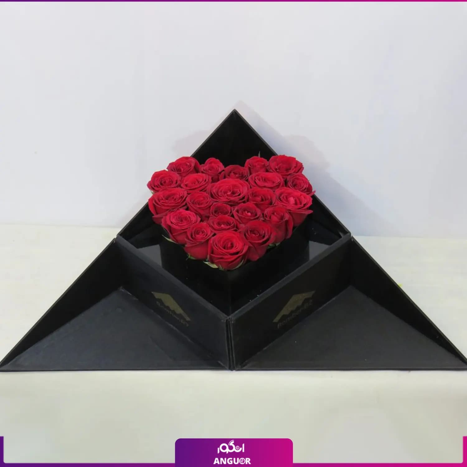 باکس گل رز ولنتاین طرح خاص