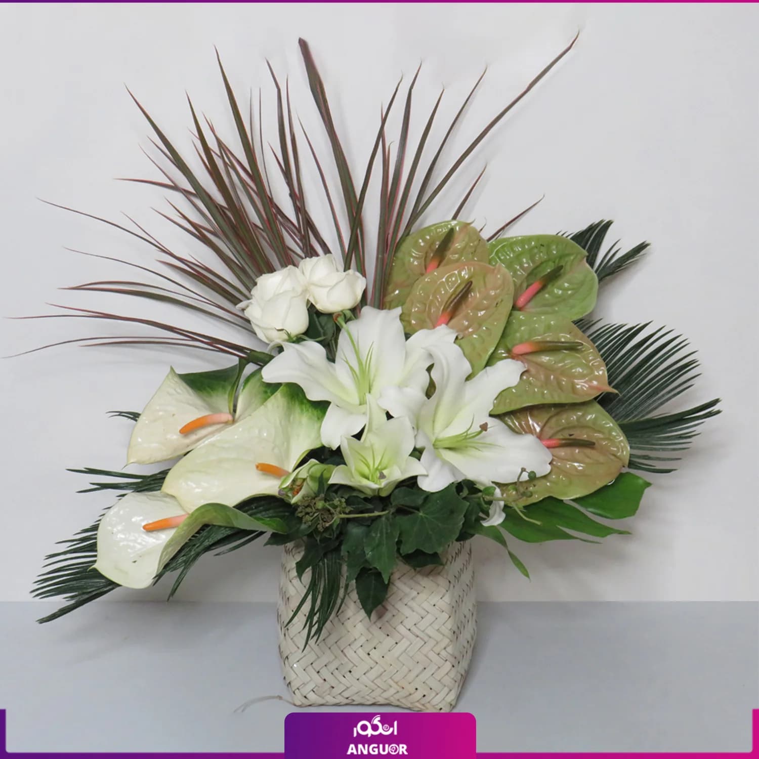 باکس گل حصیری