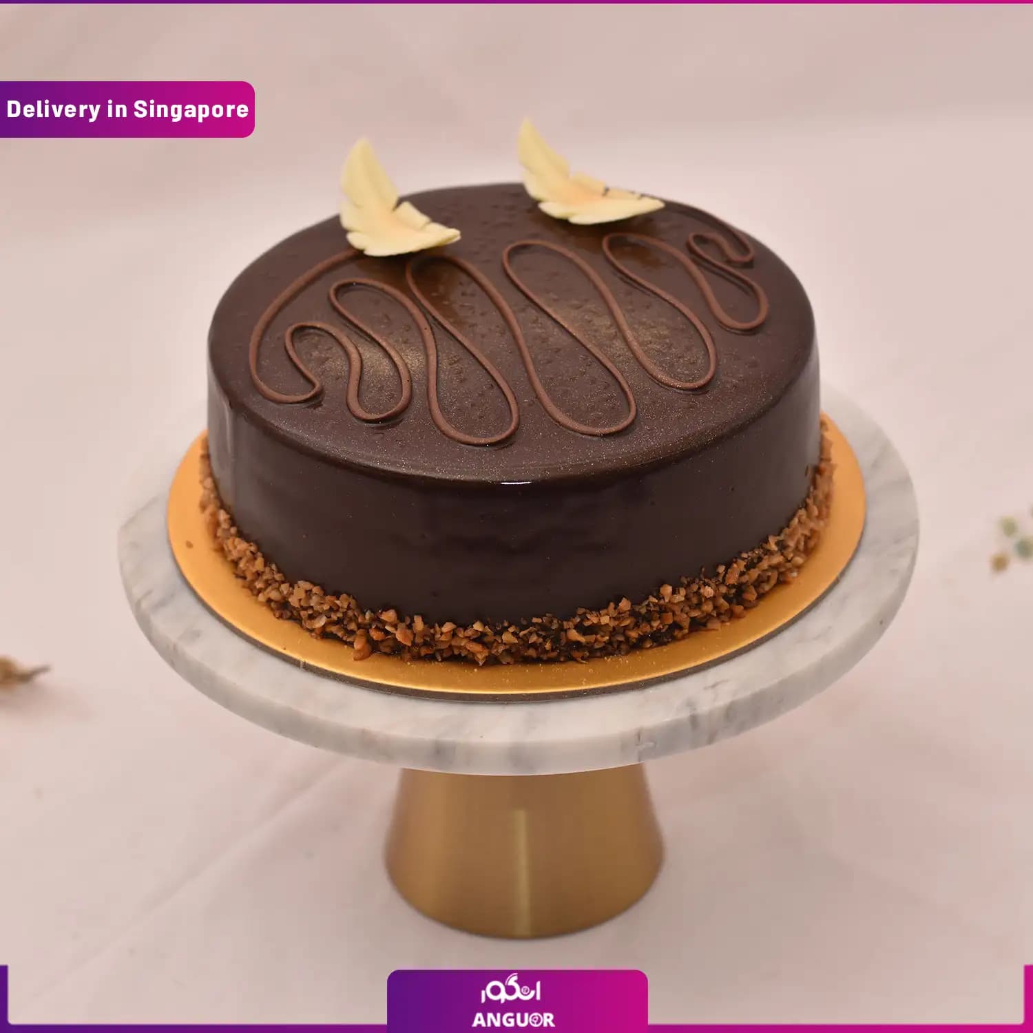 کیک شکلاتی 8 نفره (سنگاپور)