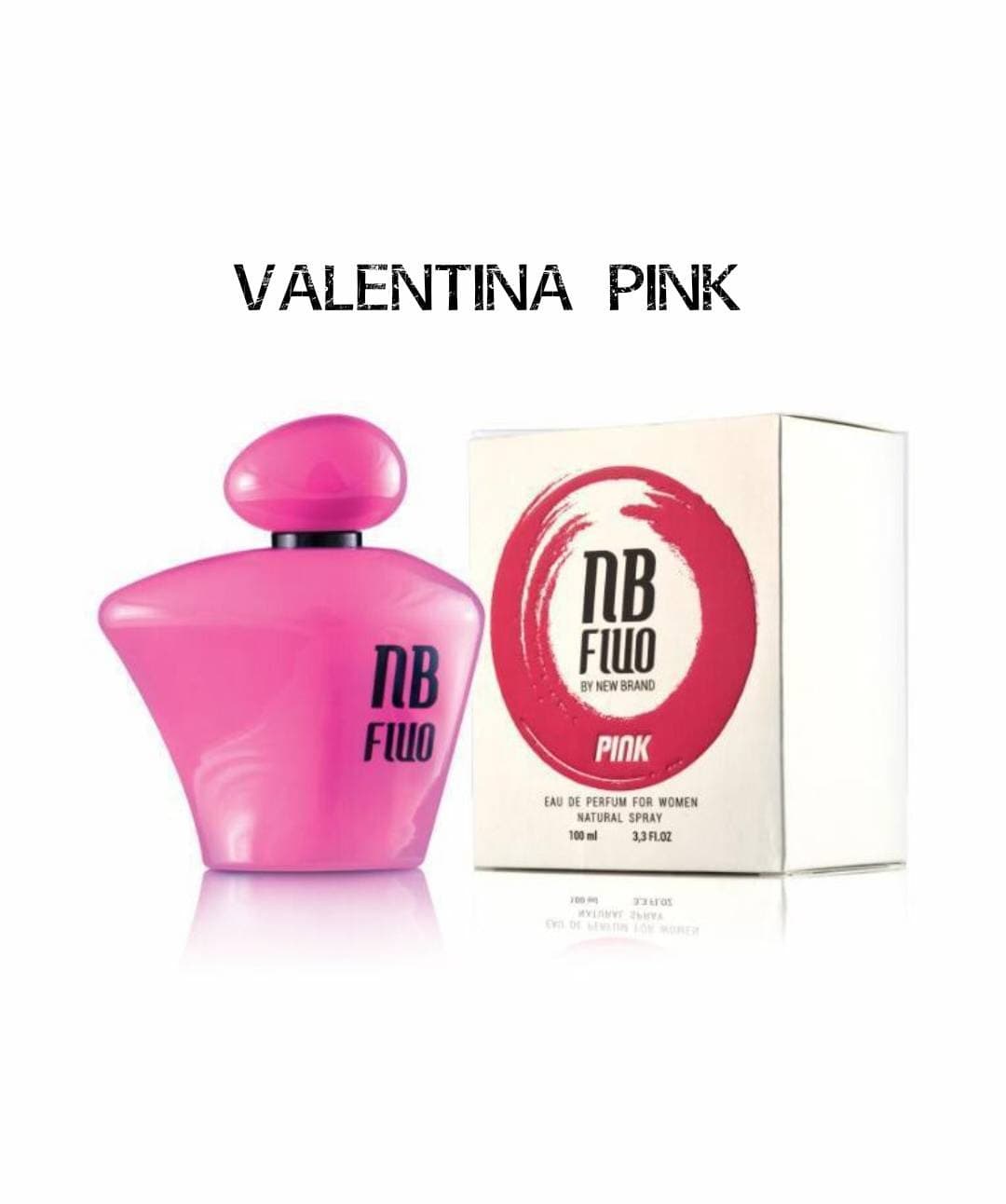 عطر ادوپرفیوم زنانه نیوبرند مدل Fluo Pink حجم ۱۰۰ میلی‌لیتر رایحه والنتینو پینک — تصویر ۲