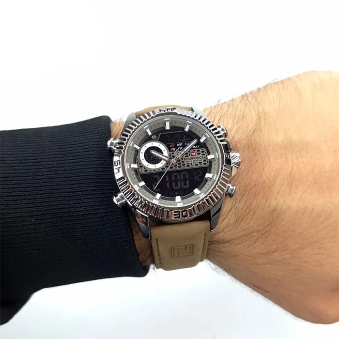 ساعت مچی مردانه ناوی فورس NAVIFORCE NF9262L S/GY/BN — تصویر ۵