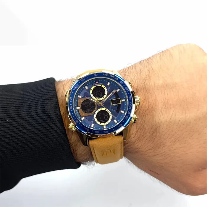 ساعت مچی مردانه ناوی فورس NAVIFORCE NF9197 G/BE/Y.BN — تصویر ۳