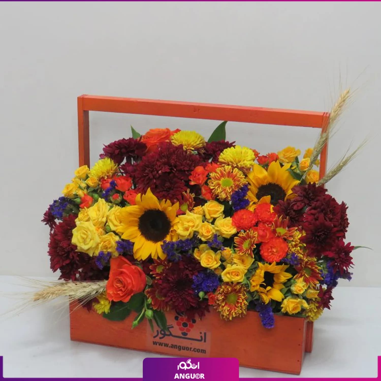 باکس گل تم پاییزی