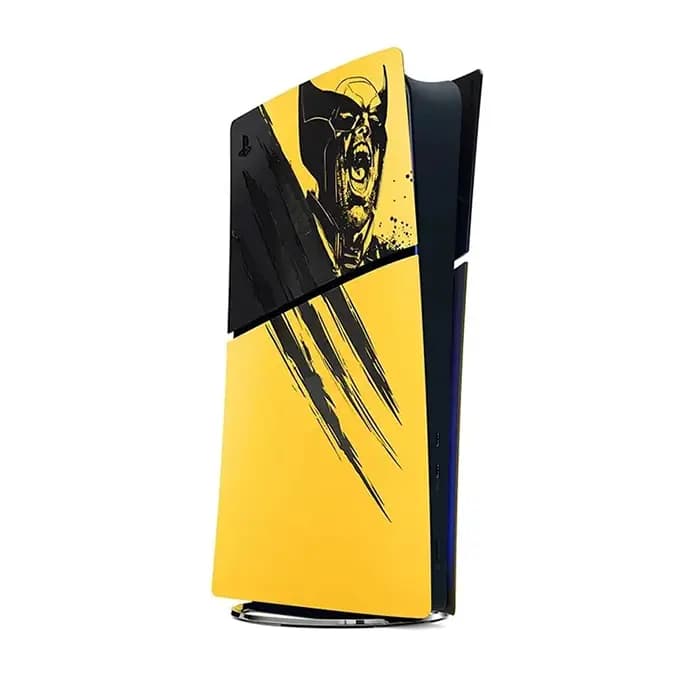 پلی استیشن 5 اسلیم دیجیتال طرح Marvel’s Wolverine Battle Yellow — تصویر ۳