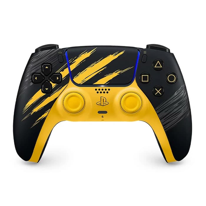 دسته PS5 طرح Marvel’s Wolverine Battle Yellow Limited Edition