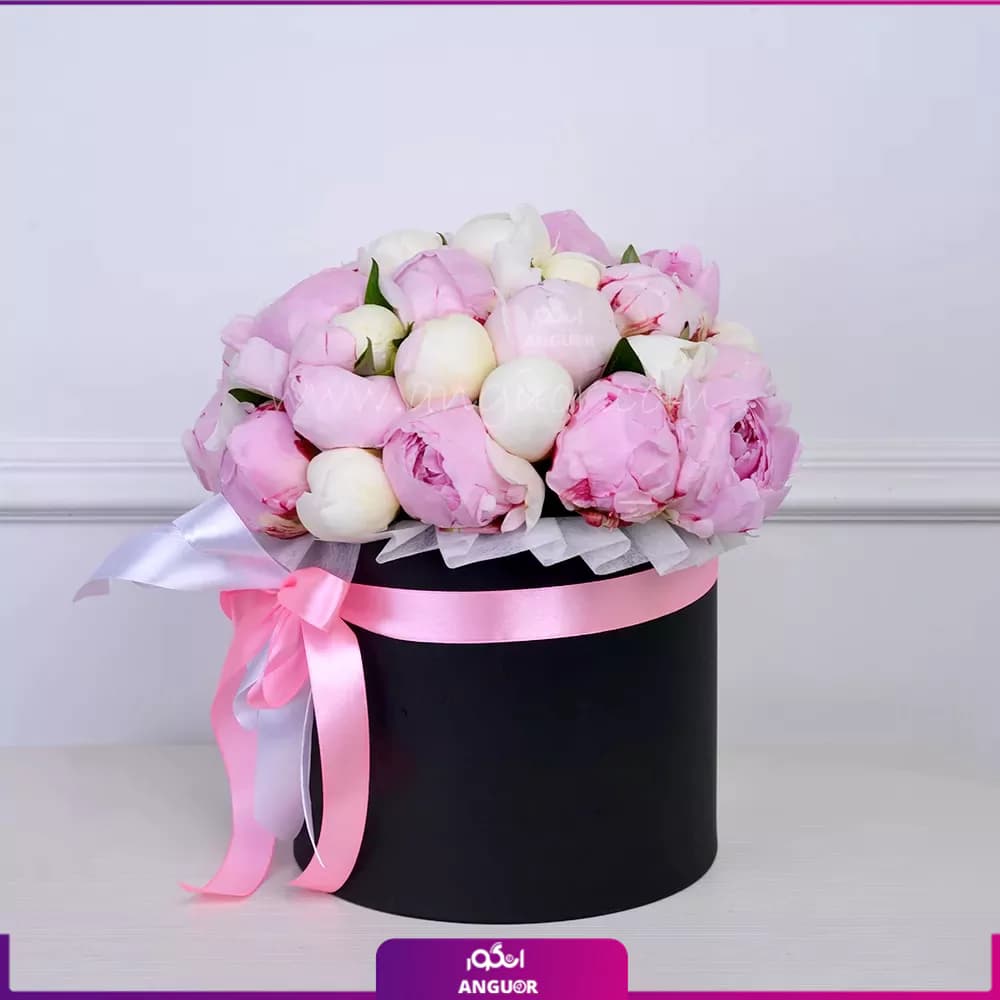 باکس گل پیونی هزار ناز