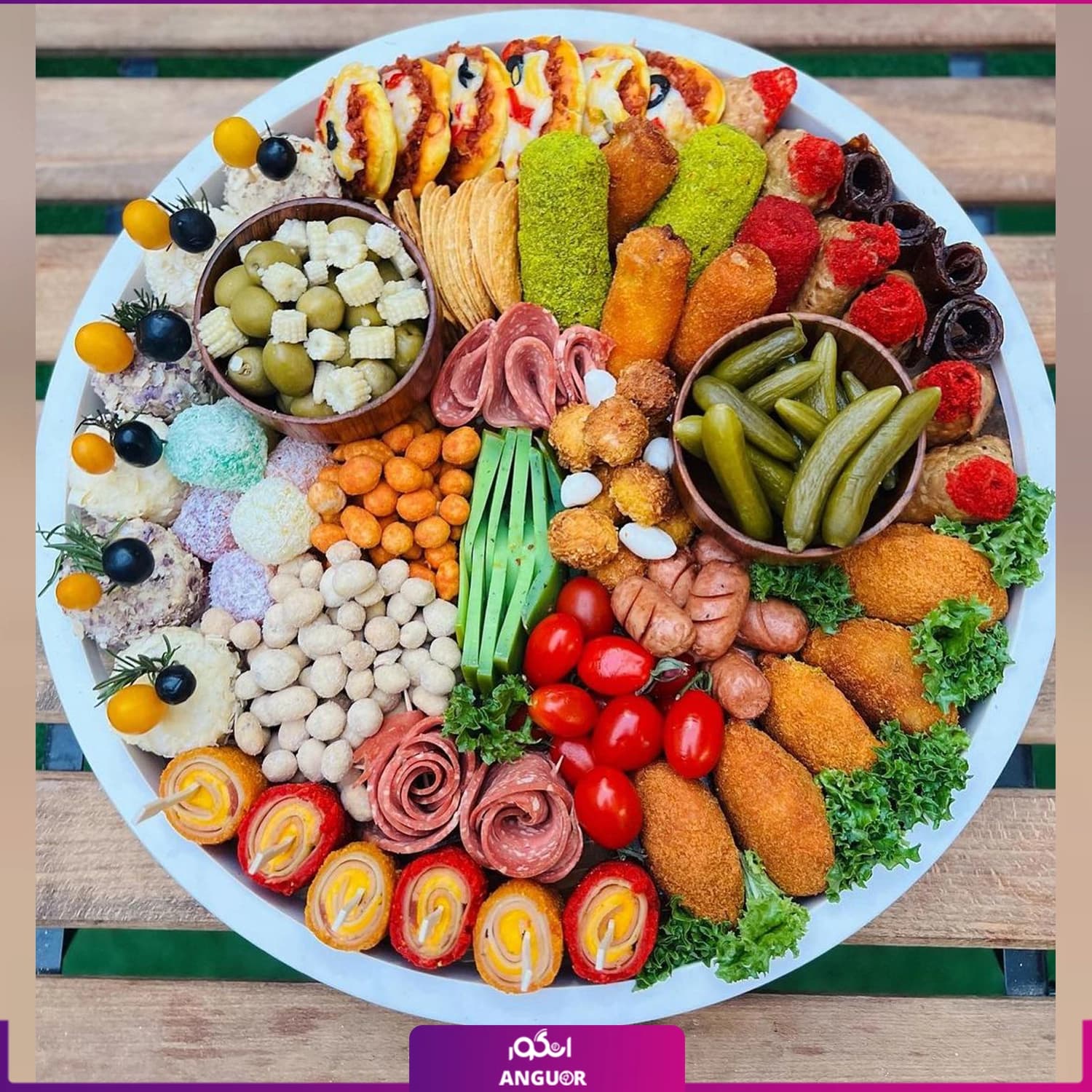 سینی فینگر فود و مزه (6نفره)