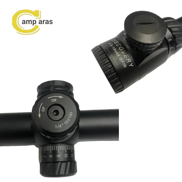 دوربین سلاح ديسكاوری DISCOVERY VT-2 4/5-18×44 SFIR — تصویر ۷