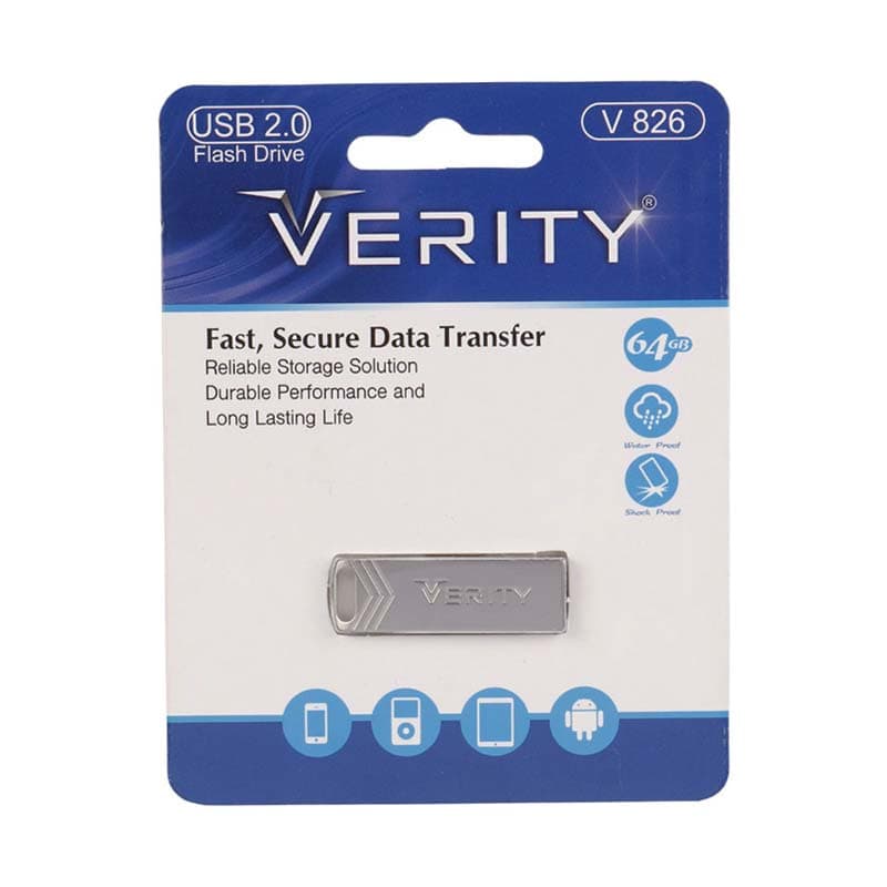 فلش 64 گیگ وریتی VERITY V826 USB2.0 — تصویر ۲