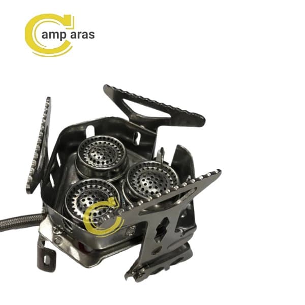 سرشعله 3 شعله کمپسور فندک دار CAMPSOR LT002 درجه یک — تصویر ۲