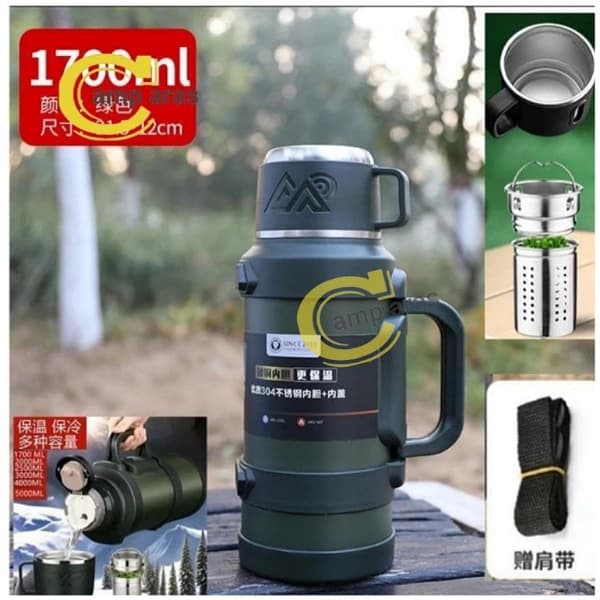 فلاسک وکیوم 1700 میلی لیتر سیف SAFE SUS 316 دوجداره — تصویر ۵
