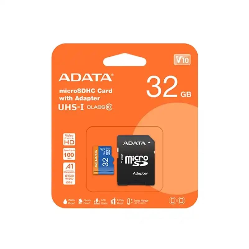 کارت حافظه ای‌دیتا 32 گیگ ADATA Premier 100MB/s همراه با خشاب — تصویر ۲