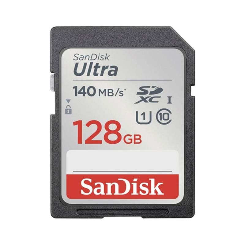 کارت حافظه اس دی سن دیسک 128 گیگ SanDisk Ultra SDXC 140MB/s