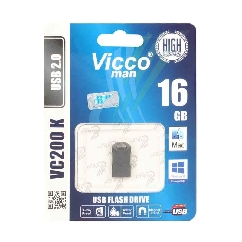 فلش 16 گیگ ویکومن Vicco Man VC200 USB2.0 — تصویر ۶