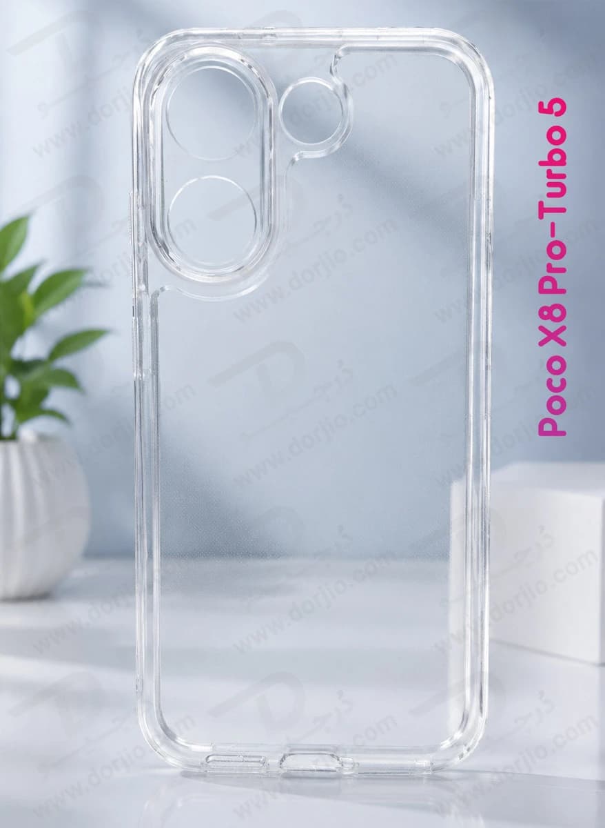 قاب ژلهای شفاف فول کاور Poco X8 Pro — تصویر ۷