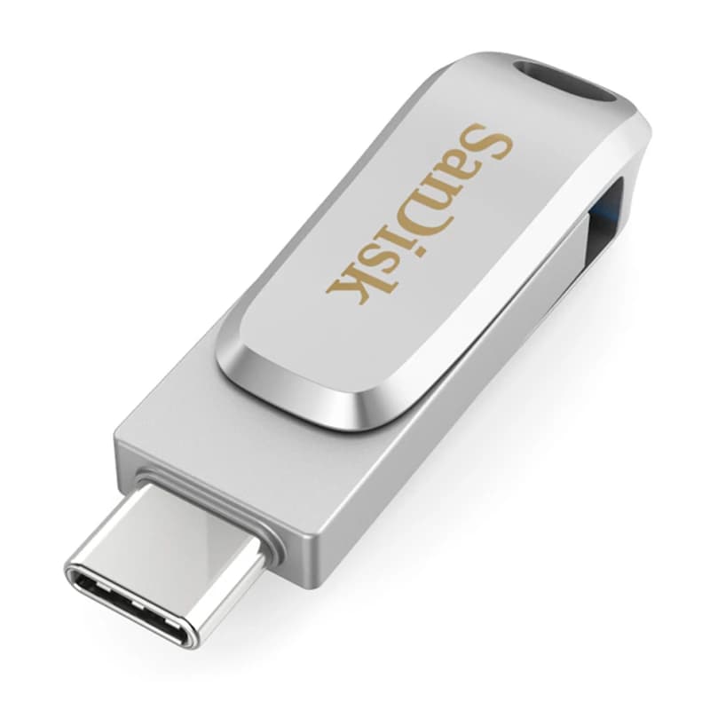 فلش 128 گیگ سن دیسک SanDisk Dual Drive Luxe OTG Type-C USB3.2 — تصویر ۵