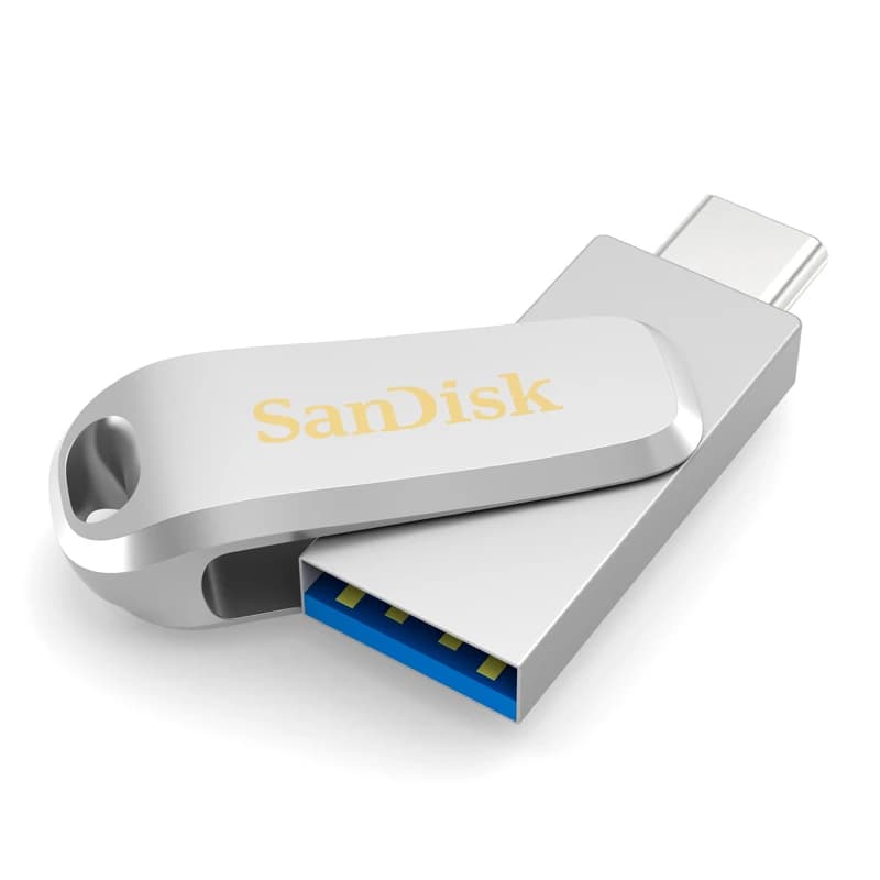 فلش 128 گیگ سن دیسک SanDisk Dual Drive Luxe OTG Type-C USB3.2 — تصویر ۲