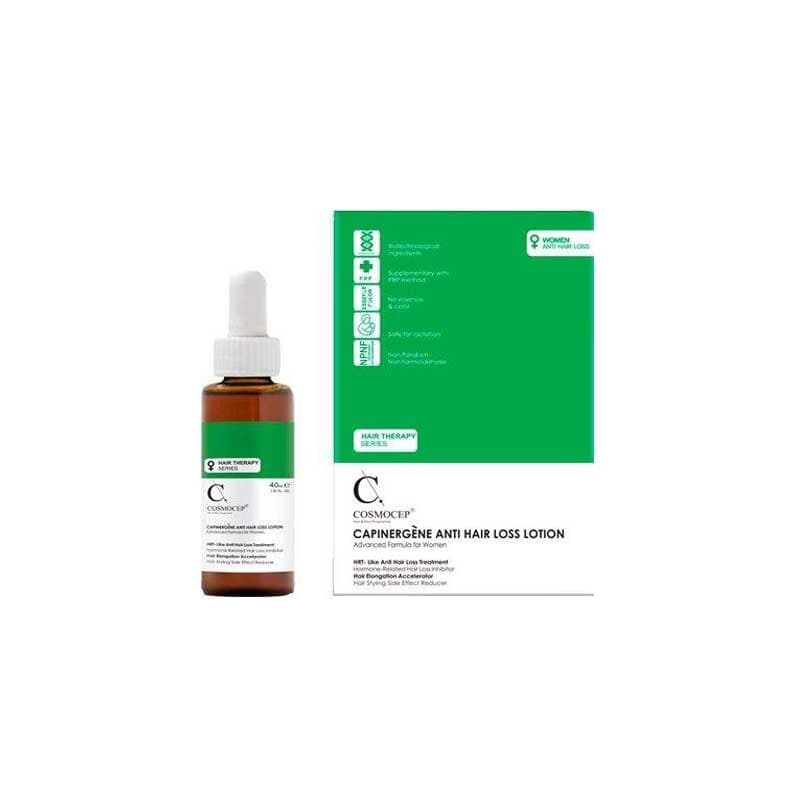 محلول تقویت کننده و ضد ریزش مو بانوان کازموسپ حجم 30mL