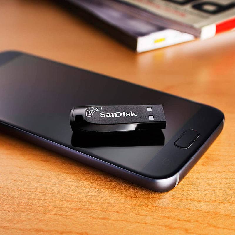 فلش 128 گیگ سن دیسک Sandisk Ultra Shift CZ410 USB3.0 — تصویر ۳