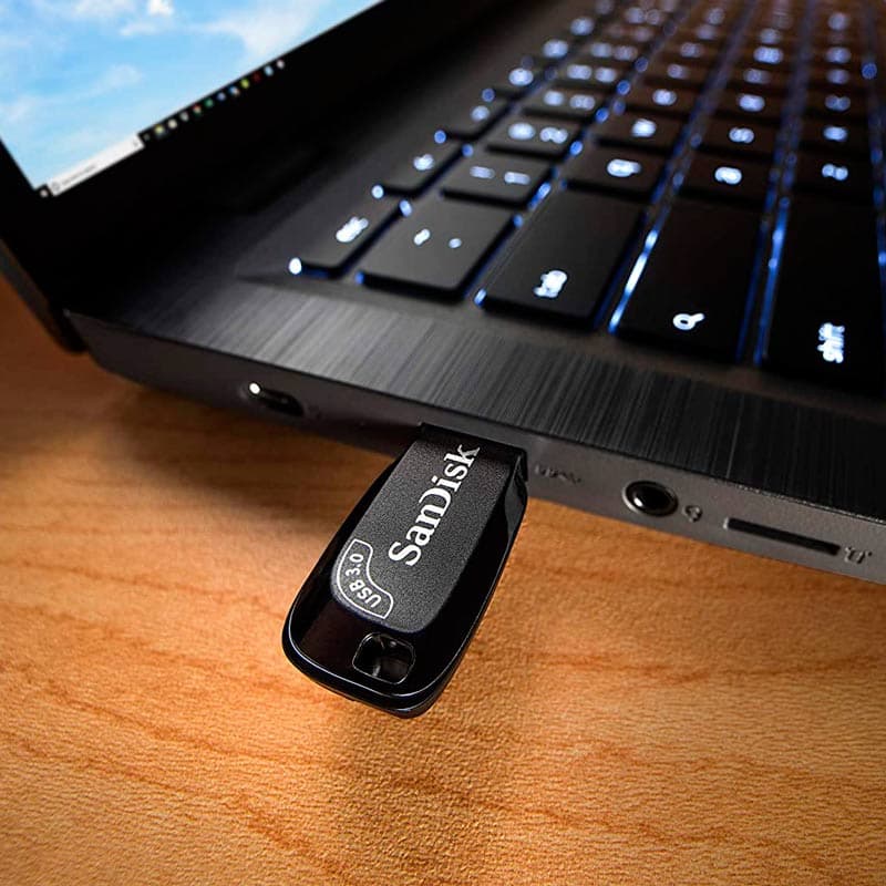 فلش 128 گیگ سن دیسک Sandisk Ultra Shift CZ410 USB3.0 — تصویر ۴