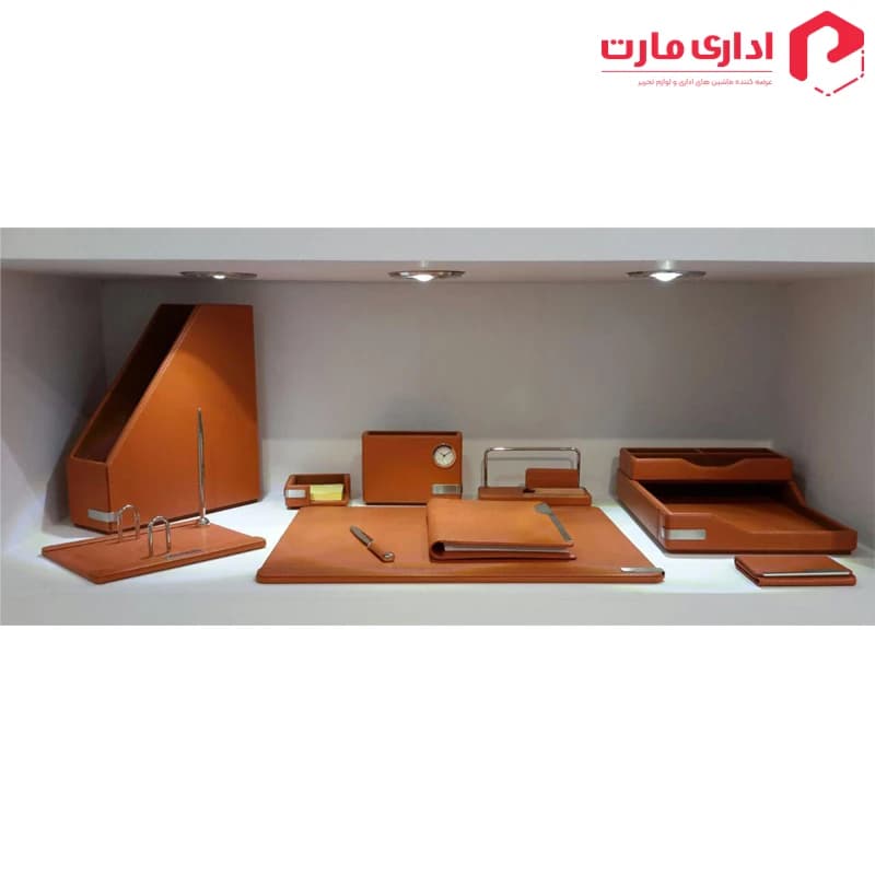 ست پرزیدنت 11 تیکه ترکیب چرم و پارچه یونیک — تصویر ۴