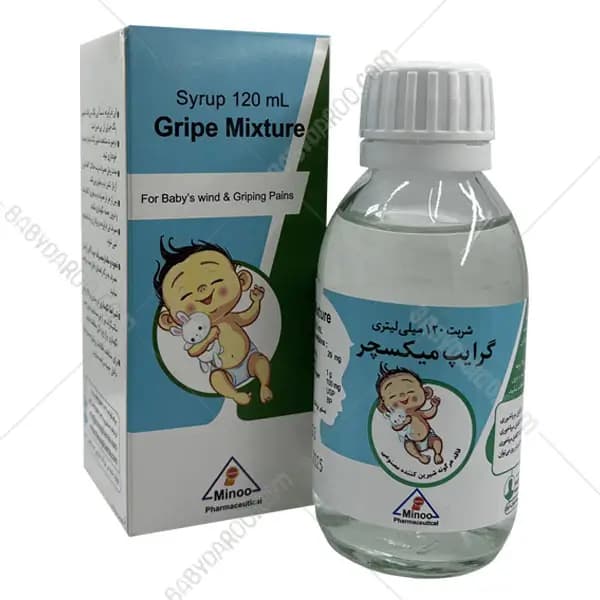 شربت گرایپ میکسچر مینو 120 میلی لیتر — تصویر ۶