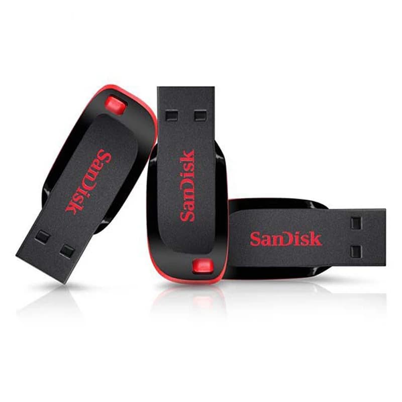 فلش 64 گیگ سن دیسک SanDisk Cruzer Blade CZ50 USB2.0 — تصویر ۲