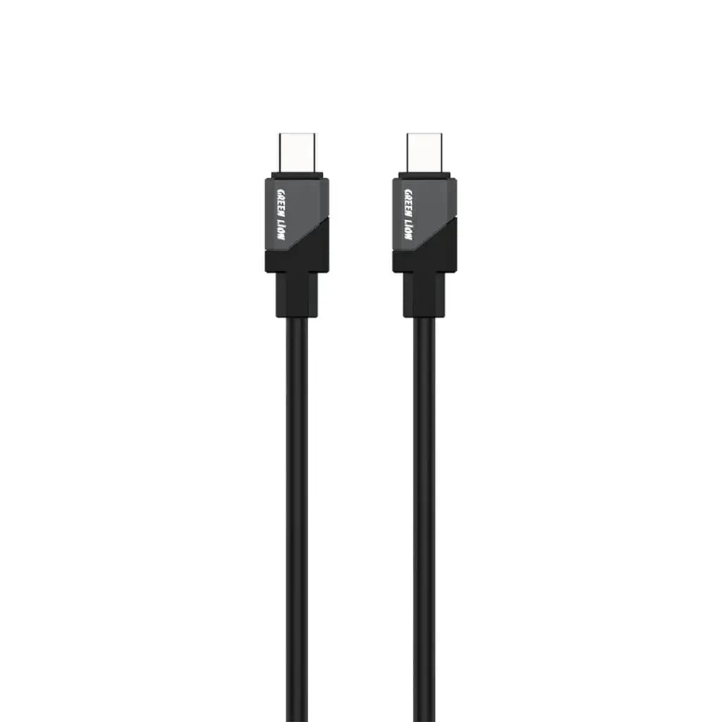 کابل سیلیکونی گرین لاین USB-C به USB-C توان ۶۰ وات