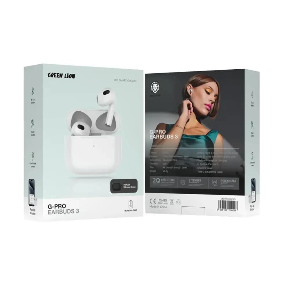 ایرباد بی‌سیم گرین لاین G‑Pro مدل Airpod 3 — تصویر ۲