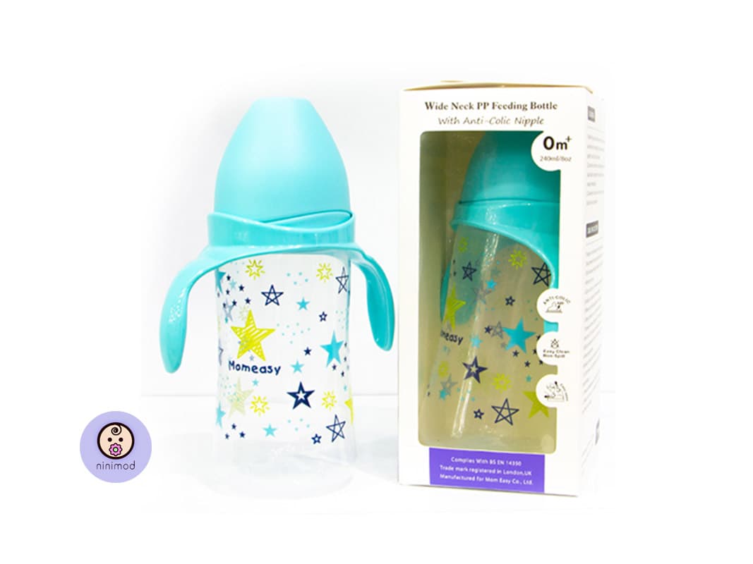 شیشه شیر دسته دار برند Momeasy سایز بزرگ — تصویر ۲