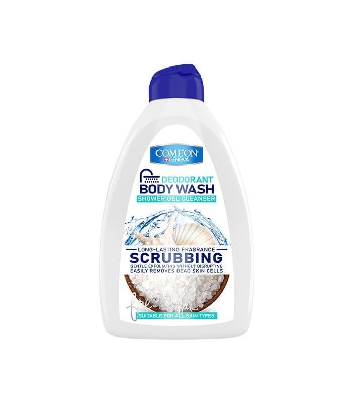 شامپو بدن ژلی اسکراب کامان حجم 510mL