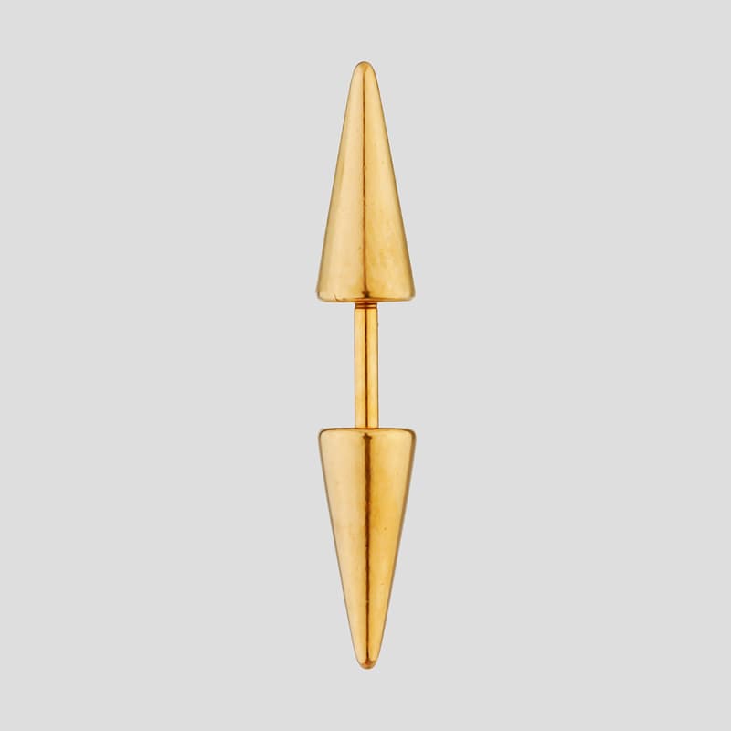 پیرسینگ مدل Double Spike طول 2.5 سانتی متر کد Njd-971d8 — تصویر ۴