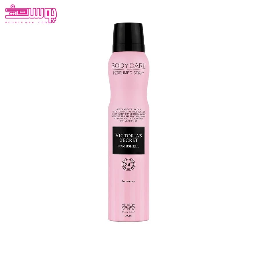 اسپری خوشبو کننده بدن زنانه BOMBSHELL بادی کر | Body care حجم 200 میلی لیتر — تصویر ۲